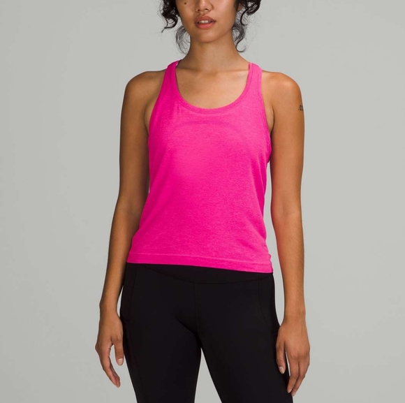 Lululemon Women's Swiftly Tech 2.0 Racerback Tank Top Size 14 Pink Athletic - Picture 8 of 8